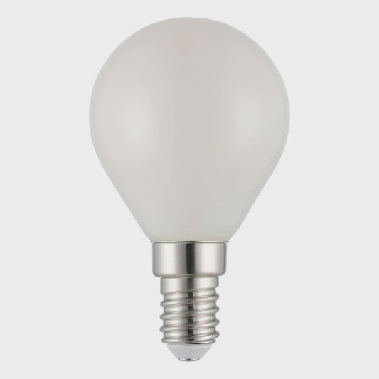 Fancy Round Frost LED 4W E14 Dimmable 3000K - 206456 - ARCK Electrical Wholesale Supplies