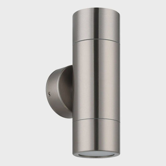Eglo FREMANTLE EXT W/L 2X5W LED TRI-COL 316 S/S UP - 206123 - ARCK Electrical Wholesale Supplies