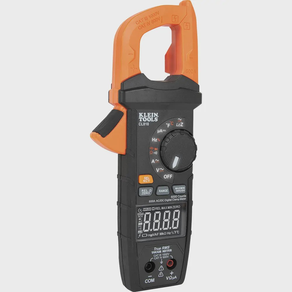 KLEIN TOOLS 600A AC/DC Auto-Ranging Digital Pro Clamp Meter with Worklight - A-CL810 - ARCK Electrical Wholesale Supplies