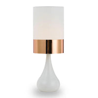 AKIRA CERAMIC TABLE LAMP - AKIRA TL-WHCP