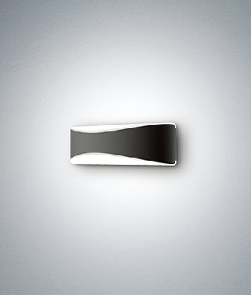WALL S/M Up/Dn CURVED Dark grey/Matt Wh 3K IP65 Opal - APIS1