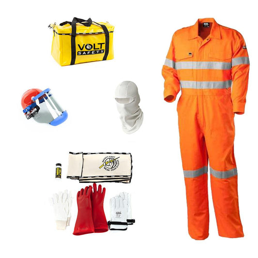 VOLT SAFETY ARC-KIT2-102R - ARC FLASH KIT HRC2 8.6CAL/CM2 - SIZE: XL