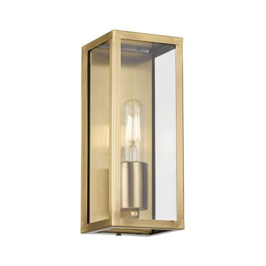 ARZANO 25 SOLID BRASS WALL LIGHT (Antique Brass) - ARZANO WB25-AB