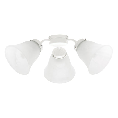 AURO 3X100W E27 FAN LIGHT - FLF1423BC / FLF1423WH