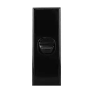 Architrave Switch 1 Gang - Bla - BS-LSA1B - ARCK Electrical Wholesale Supplies
