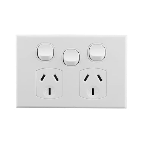 Double Power Point with Extra - BS-POD10X - ARCK Electrical Wholesale Supplies