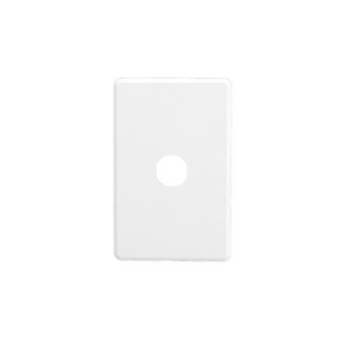 Clipsal 1 Gang C2000 Internal Switch Cover Plate White - C2031C-W