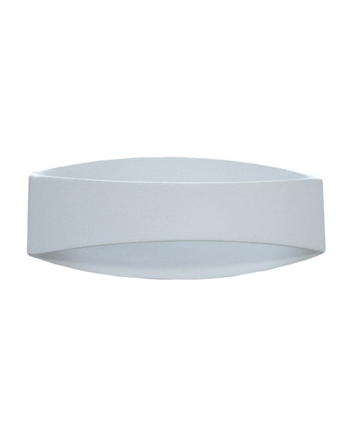 WALL Int City S/M Up/Dn 6W CURVED Matt Wh 3K 468 Lm - CANNES