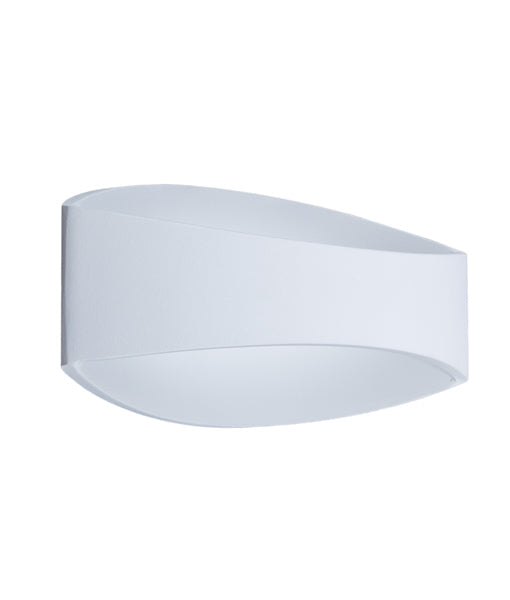 WALL Int City S/M Up/Dn 6W CURVED Matt Wh 3K 468 Lm - CANNES