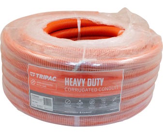 Corrugate conduit orange 25mm - CCO2525 - ARCK Electrical Wholesale Supplies