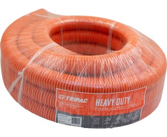 Corruagted Conduit Orange 40mm - CCO4010 - ARCK Electrical Wholesale Supplies