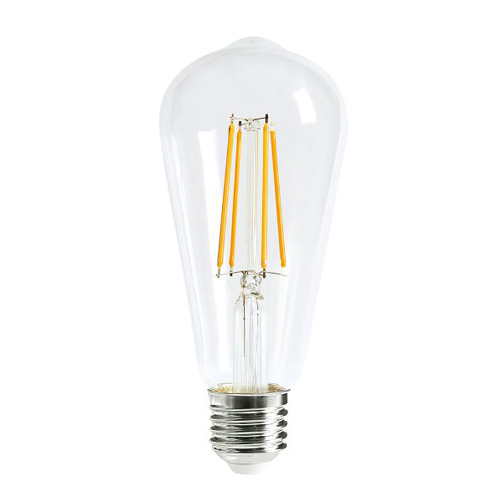 CLA Lighting  ST64 Pear LED Filament Globe ES 8W 240V Glass 2700K - CF28DIM - ARCK Electrical Wholesale Supplies