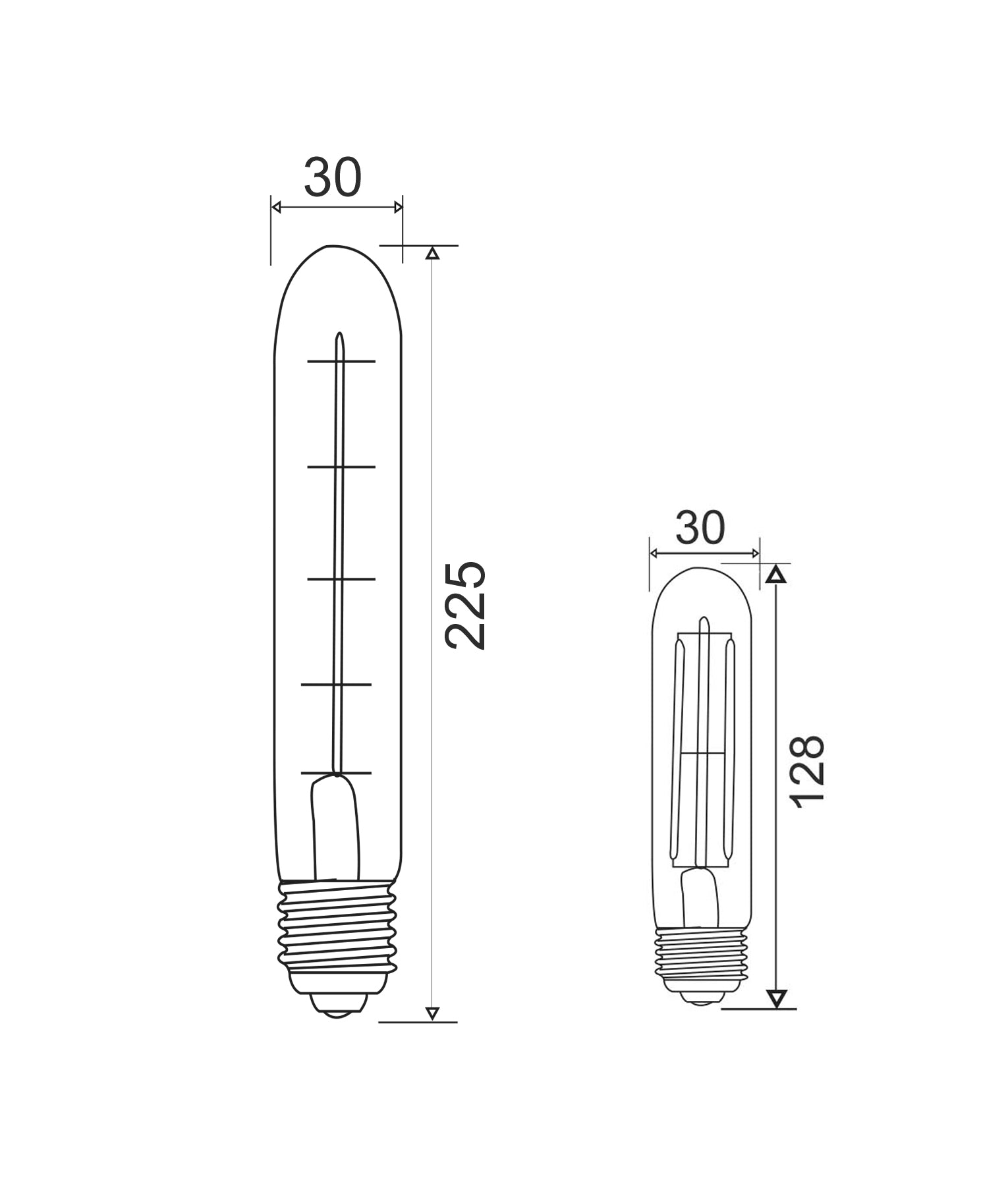 CLA Lighting T30 LED Filament - CF47DIM