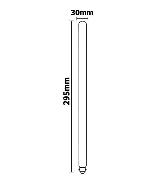 T9 Carbon Filament Globes 295mm B22 - CLACFF25BC - ARCK Electrical Wholesale Supplies