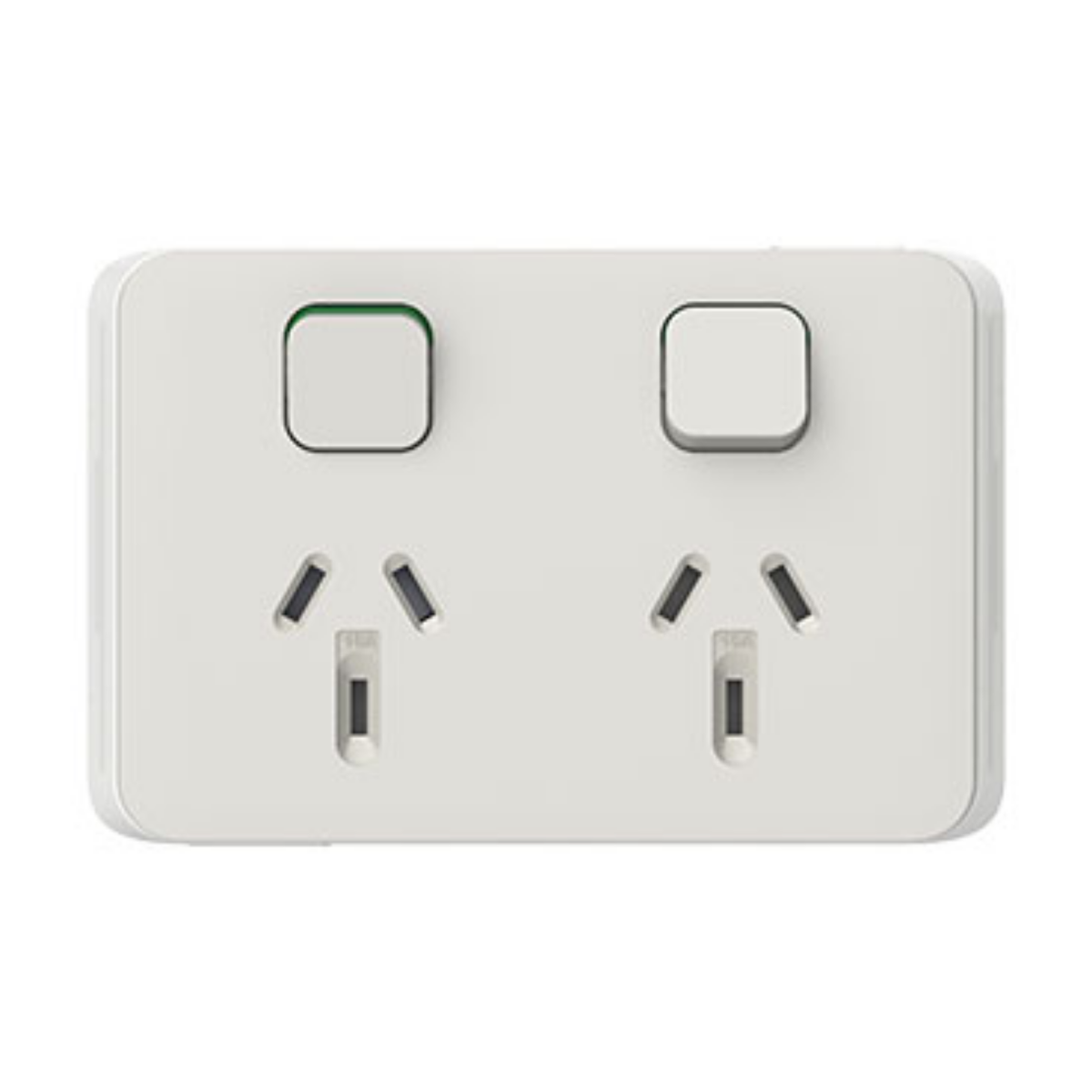 Clipsal GPO Cover Skin Flush M - CLI3025CWY