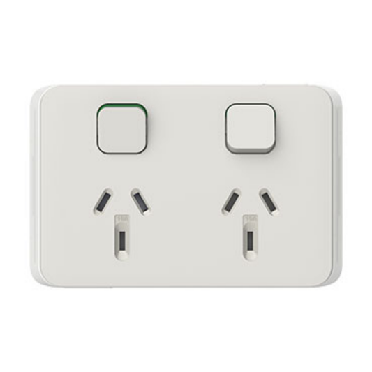 Clipsal GPO Cover Skin Flush M - CLI3025CWY