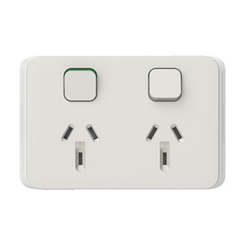 Clipsal GPO Cover Skin Flush M - CLI3025CWY
