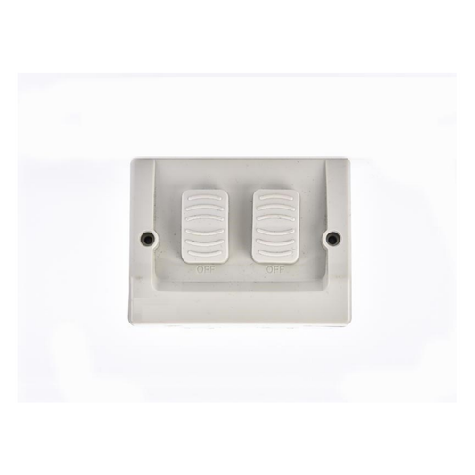 Weatherproof 2 Gang Switch - CROWN-WP02