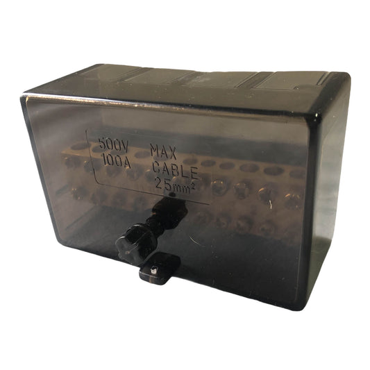 Black Neutral Link 14 Hole - NL14 - ARCK Electrical Wholesale Supplies
