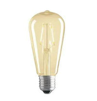 Pear Shape LED E27 Amber Globe ST64 - 9E27LEDST64DA