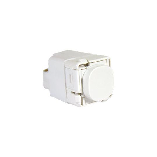 Clipsal Switch Mechanism Push Button 20A 250V 1 Pole 1/2 Way White - 30PB-WE - ARCK Electrical Wholesale Supplies