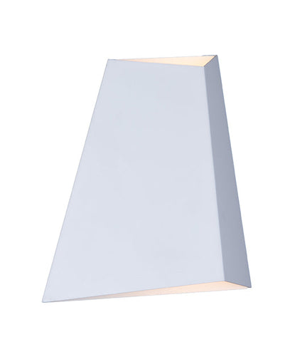 WALL Int City S/M Up/Dn LED 12W TRNGLE Sand Wh 3K  469 Lm - DELHI