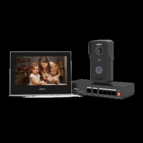 Dahua 7-Inch Black IP Video In - DHI-KTP03