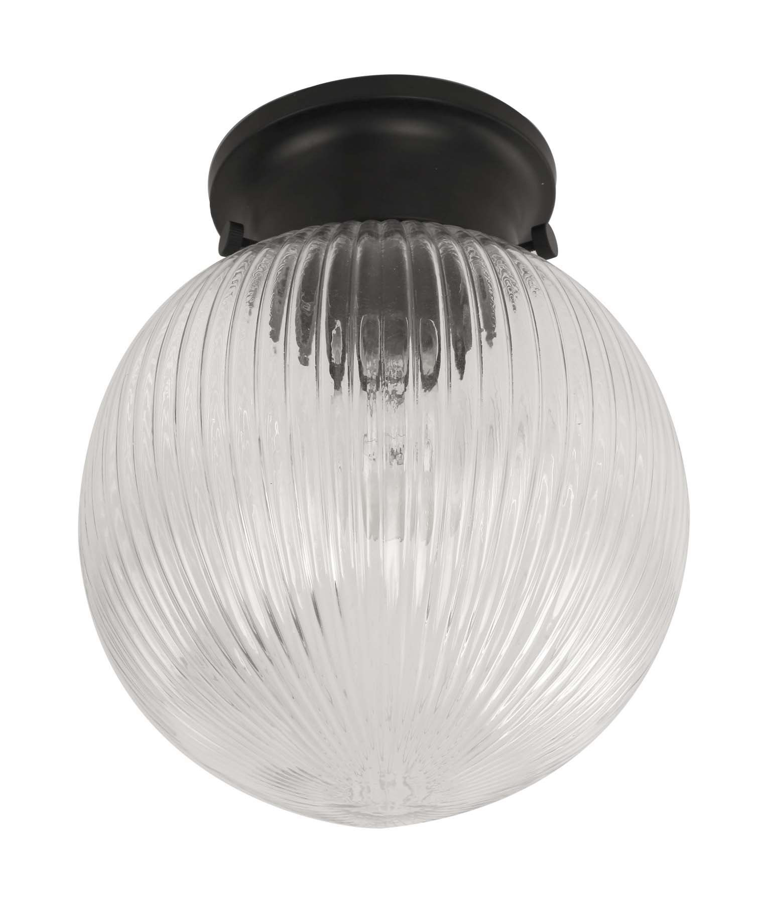 DIY Batten Fitting Ribbed SPHERE OD200mm - DIYBAT10