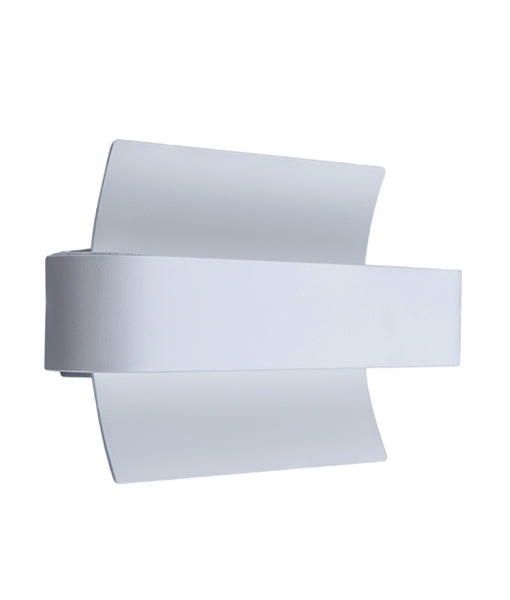 WALL Int City S/M 6W RECT CURVED Matt Wh 3K 460 Lm - DUBAIG2