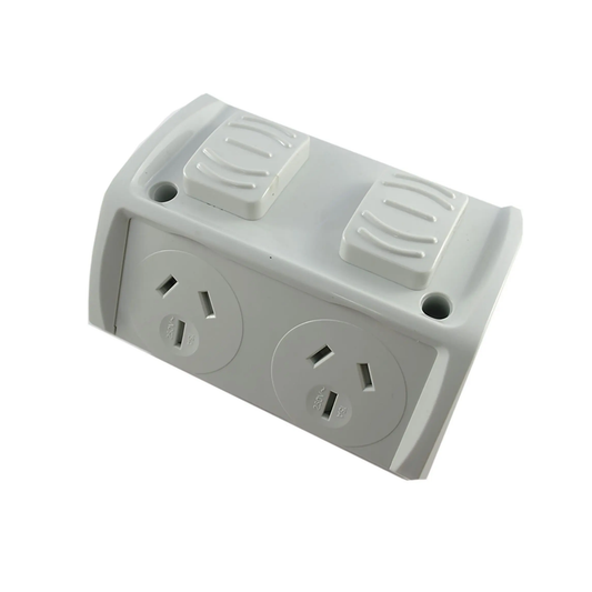 Double GPO Weatherproof 15A - DWP2-15A
