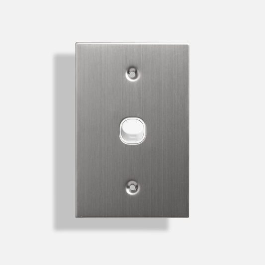 Dexton 1 Gang Stainless Steel - DXSSW1/V/B - ARCK Electrical Wholesale Supplies