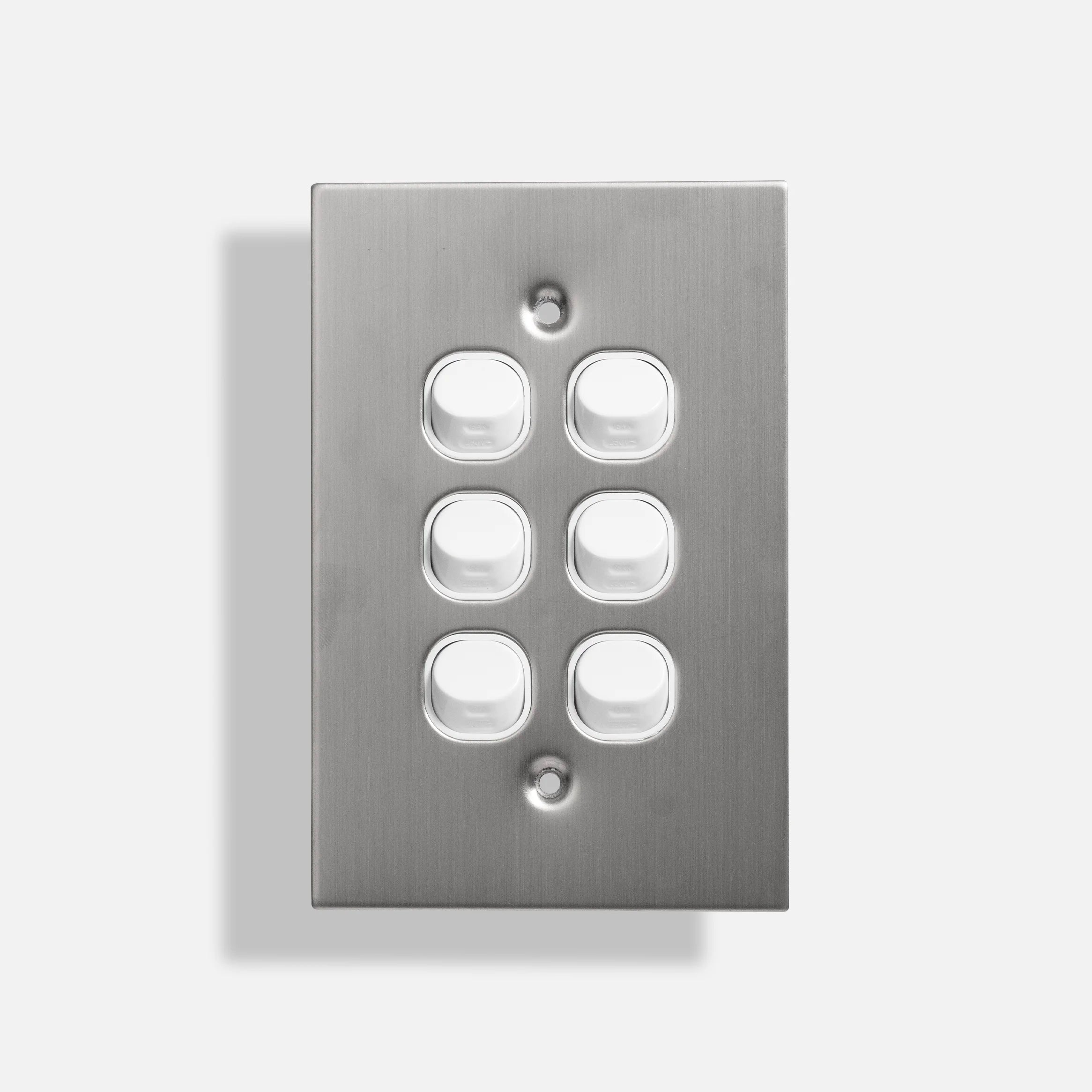 Dexton Stainless Steel Switch - DXSSW6/V - ARCK Electrical Wholesale Supplies