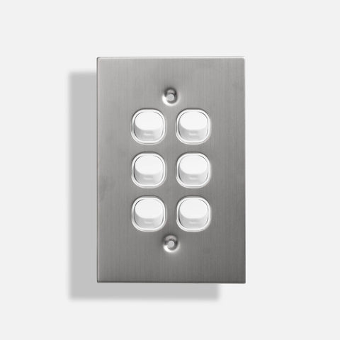 Dexton Stainless Steel Switch - DXSSW6/V - ARCK Electrical Wholesale Supplies