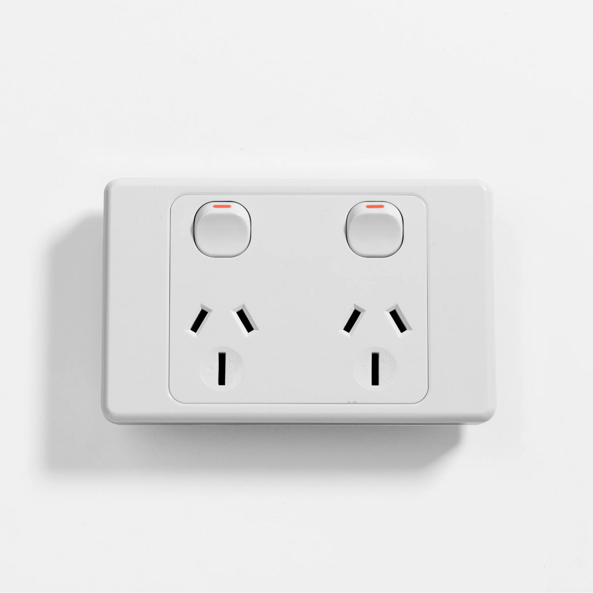 Dexton Standard Double GPO Sil - DXWGPO2/SC - ARCK Electrical Wholesale Supplies