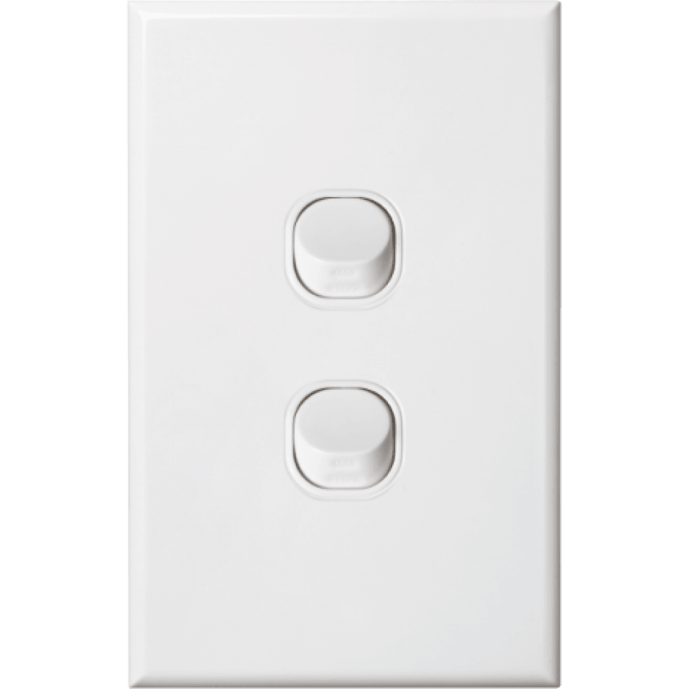 Standard 2 Gang Switch - DXWS2VWH