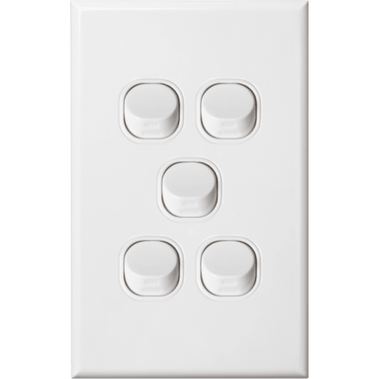 Standard 5 Gang Switch - DXWS5/V