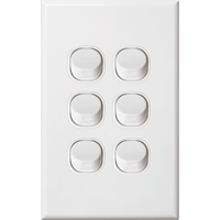 Standard 6 Gang Switch - DXWS6/V
