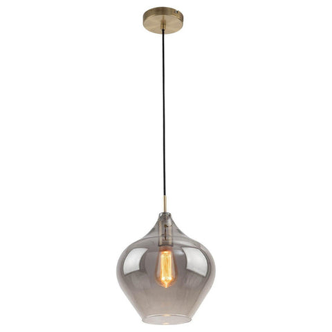 Mercator Darby 1 Light Pendant - MPLS514SMK-L