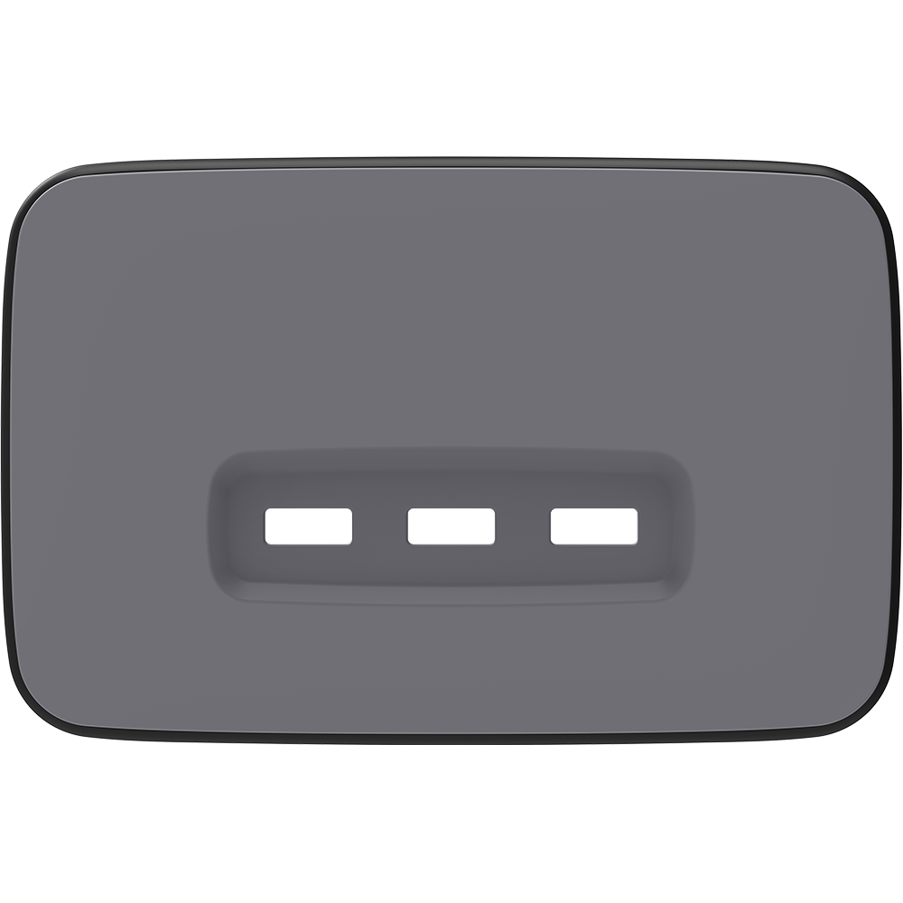 Clipsal Iconic Essence Essence 3 Gang Horizontal Shelf USB Skin Ash Grey - E3043USBC-AG - ARCK Electrical Wholesale Supplies