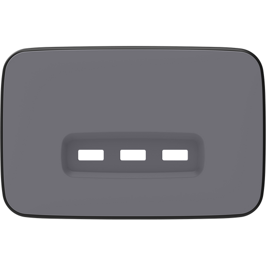 Clipsal Iconic Essence Essence 3 Gang Horizontal Shelf USB Skin Ash Grey - E3043USBC-AG - ARCK Electrical Wholesale Supplies