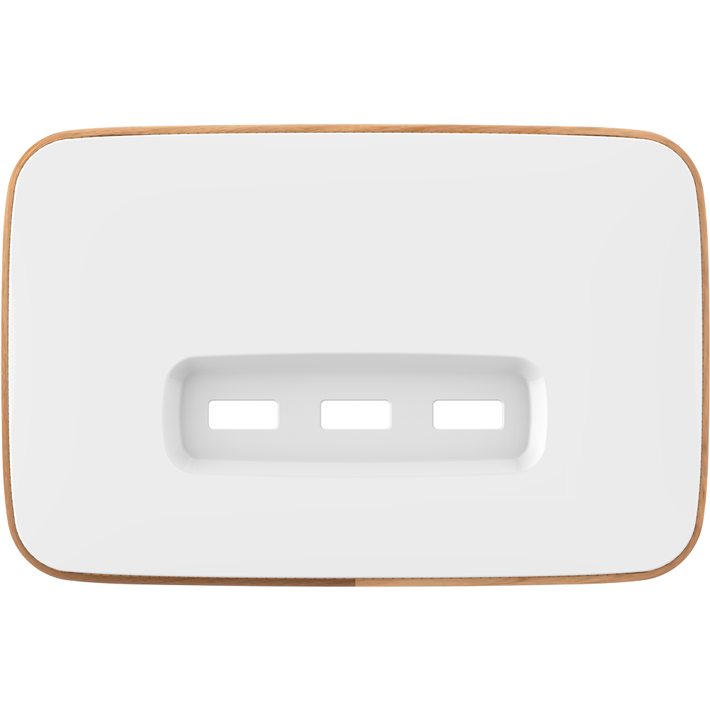 Clipsal Iconic Essence Essence 3 Gang Horizontal Shelf USB Skin Arctic White - E3043USBC-AW - ARCK Electrical Wholesale Supplies