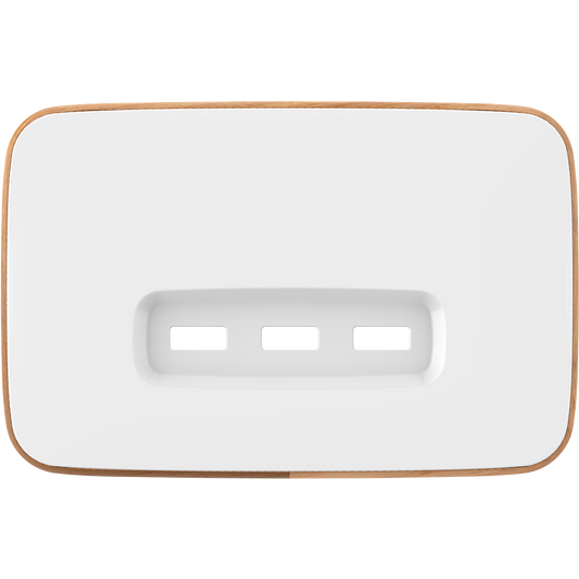 Clipsal Iconic Essence Essence 3 Gang Horizontal Shelf USB Skin Arctic White - E3043USBC-AW - ARCK Electrical Wholesale Supplies