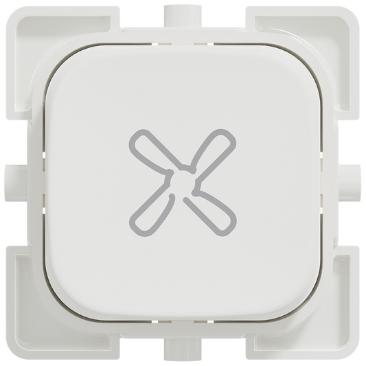 Clipsal Iconic Essence Essence Dolly Fan Pushbutton Arctic White - E40APBF-AW - ARCK Electrical Wholesale Supplies