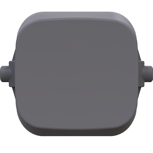 Clipsal Iconic Essence Essence Dolly Rocker Blank Ash Grey - E40AR-AG - ARCK Electrical Wholesale Supplies