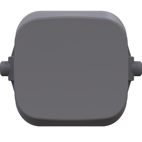Clipsal Iconic Essence Essence Dolly Rocker Blank Ash Grey - E40AR-AG - ARCK Electrical Wholesale Supplies