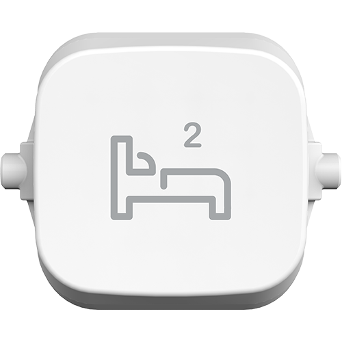 Clipsal Iconic Essence Essence Dolly Rocker BED 2 Arctic White - E40BD2R-AW - ARCK Electrical Wholesale Supplies