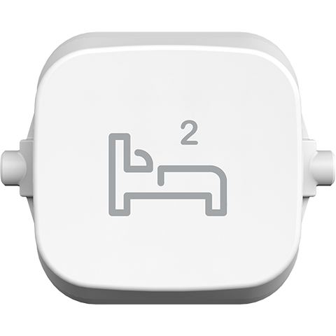 Clipsal Iconic Essence Essence Dolly Rocker BED 2 Arctic White - E40BD2R-AW - ARCK Electrical Wholesale Supplies
