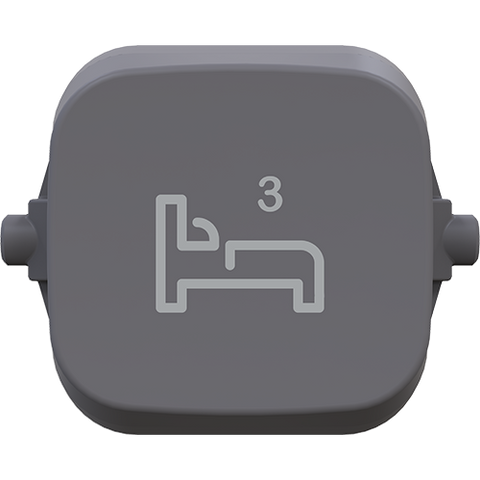Clipsal Iconic Essence Essence Dolly Rocker BED 3 Ash Grey - E40BD3R-AG - ARCK Electrical Wholesale Supplies