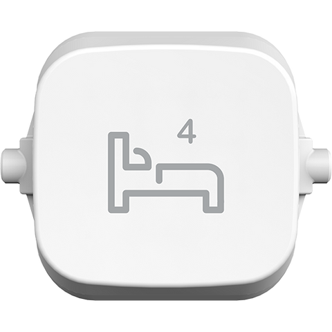 Clipsal Iconic Essence Essence Dolly Rocker BED 4 Arctic White - E40BD4R-AW - ARCK Electrical Wholesale Supplies