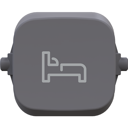 Clipsal Iconic Essence Essence Dolly Rocker BED Ash Grey - E40BDR-AG - ARCK Electrical Wholesale Supplies